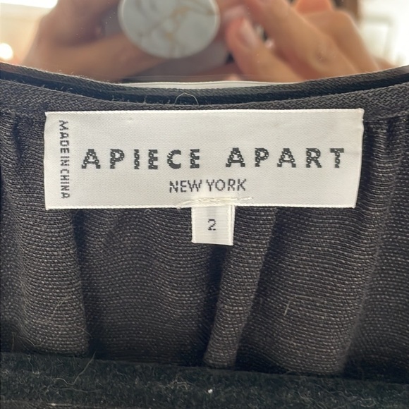 Apiece Apart Linen Blend Long Dress - Picture 6 of 12